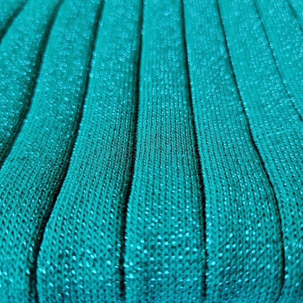Surf GypsyWomen's Green Metallic Rib Maxi Skirt. - Picture 8 of 9